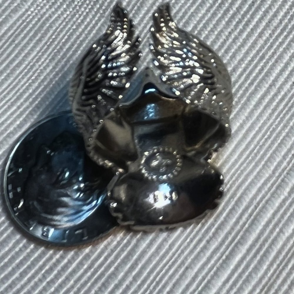 Silver Eagle Ring Mexico Eagle Mark - image 7